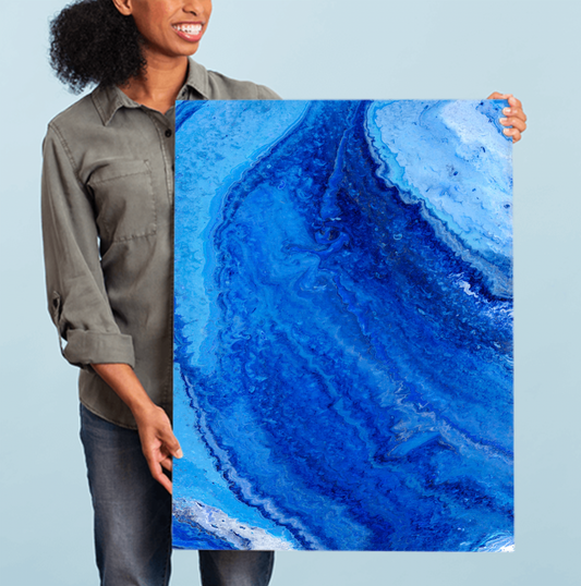 Ocean: Glass Print