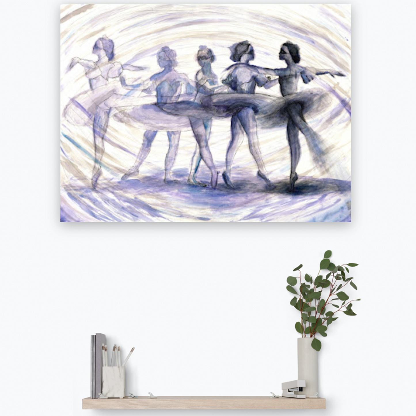 13. Little Blue Dancer: Canvas Print