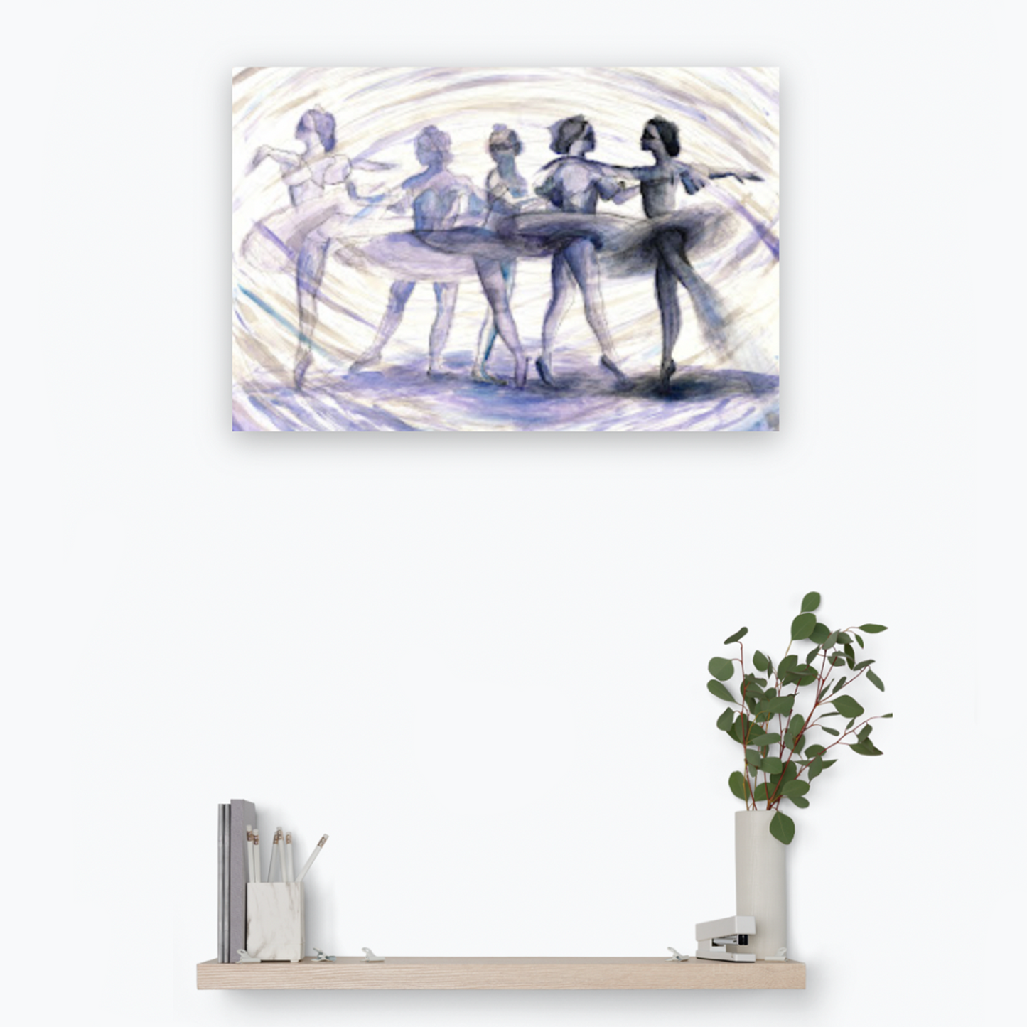 13. Little Blue Dancer: Canvas Print