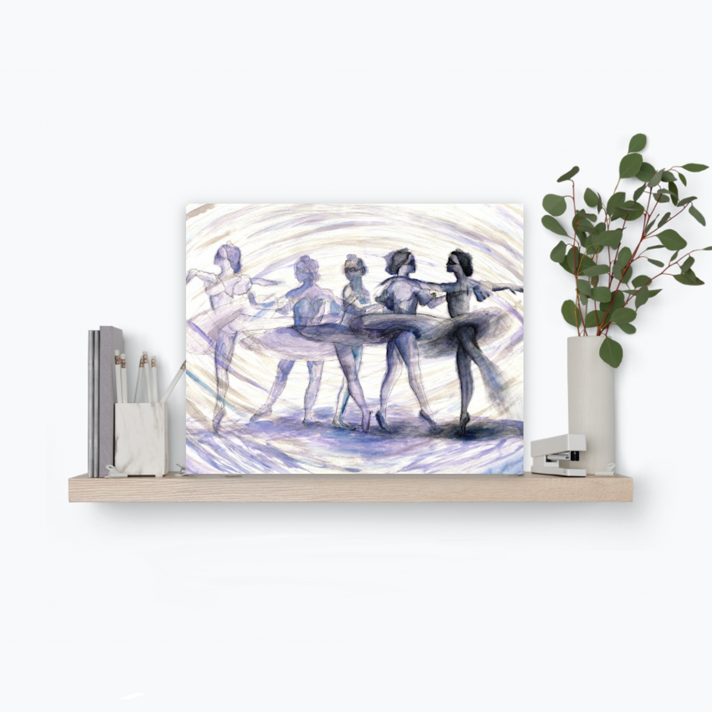 13. Little Blue Dancer: Canvas Print